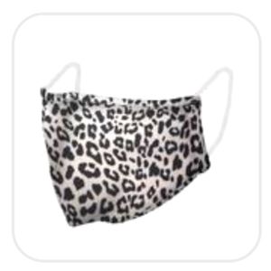 Cheetah Print Anti-Microbial Face Covering Mask